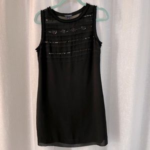 Black sequined Banana Republic dress